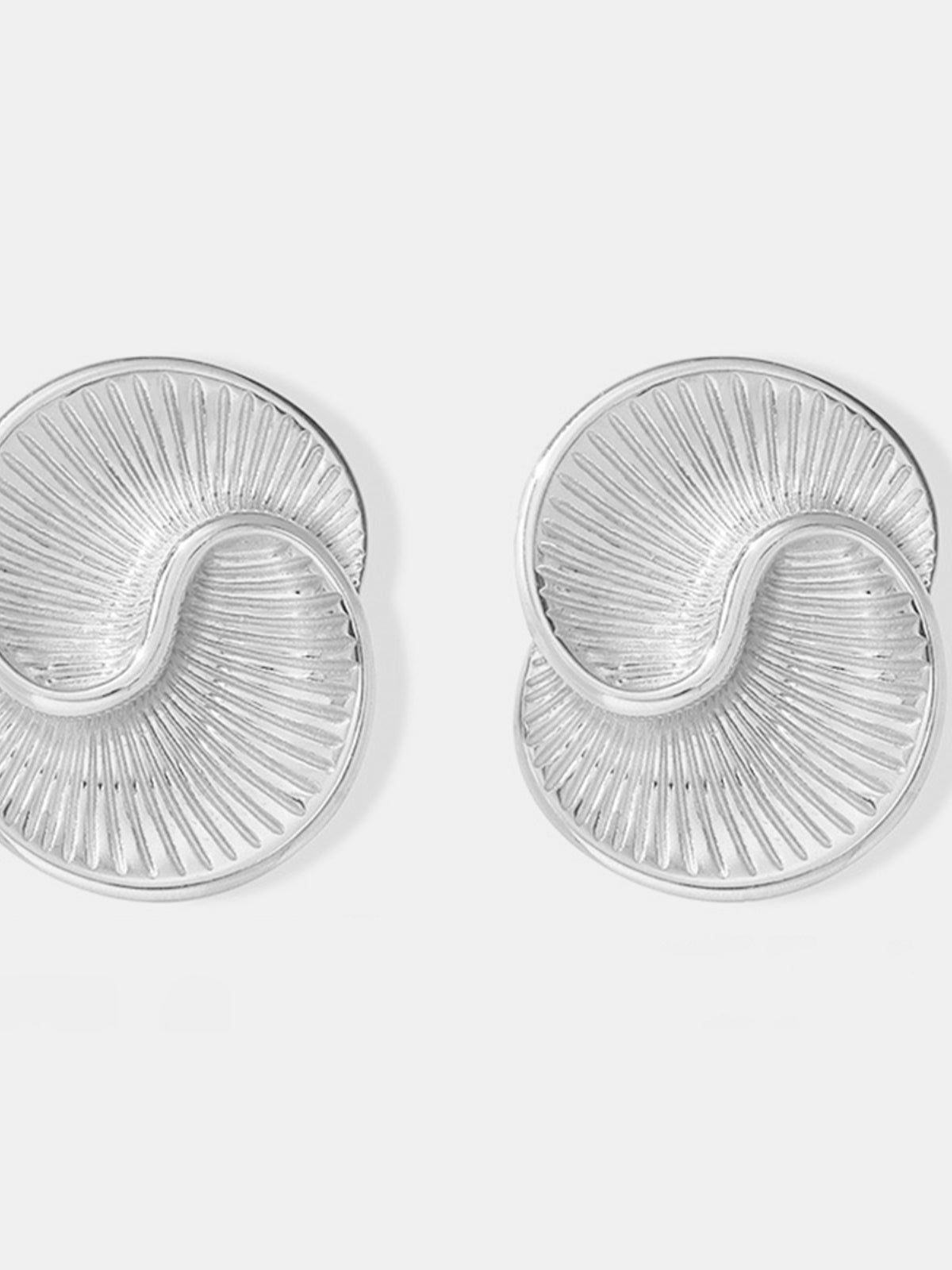Titanium Steel Spiral Stud Earrings - felvior