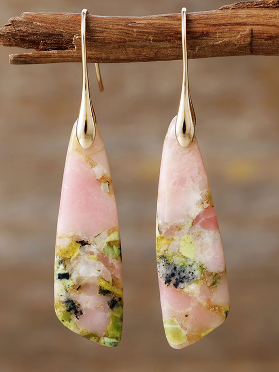 Geometrical Shape Dangle Earrings - felvior