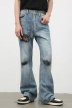 Men's Distressed Loose Fit Jeans