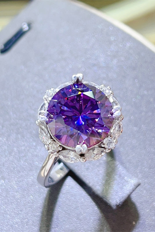 5 Carat Moissanite 925 Sterling Silver Ring - felvior
