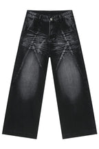 Men's Wide Leg Jeans with Pockets