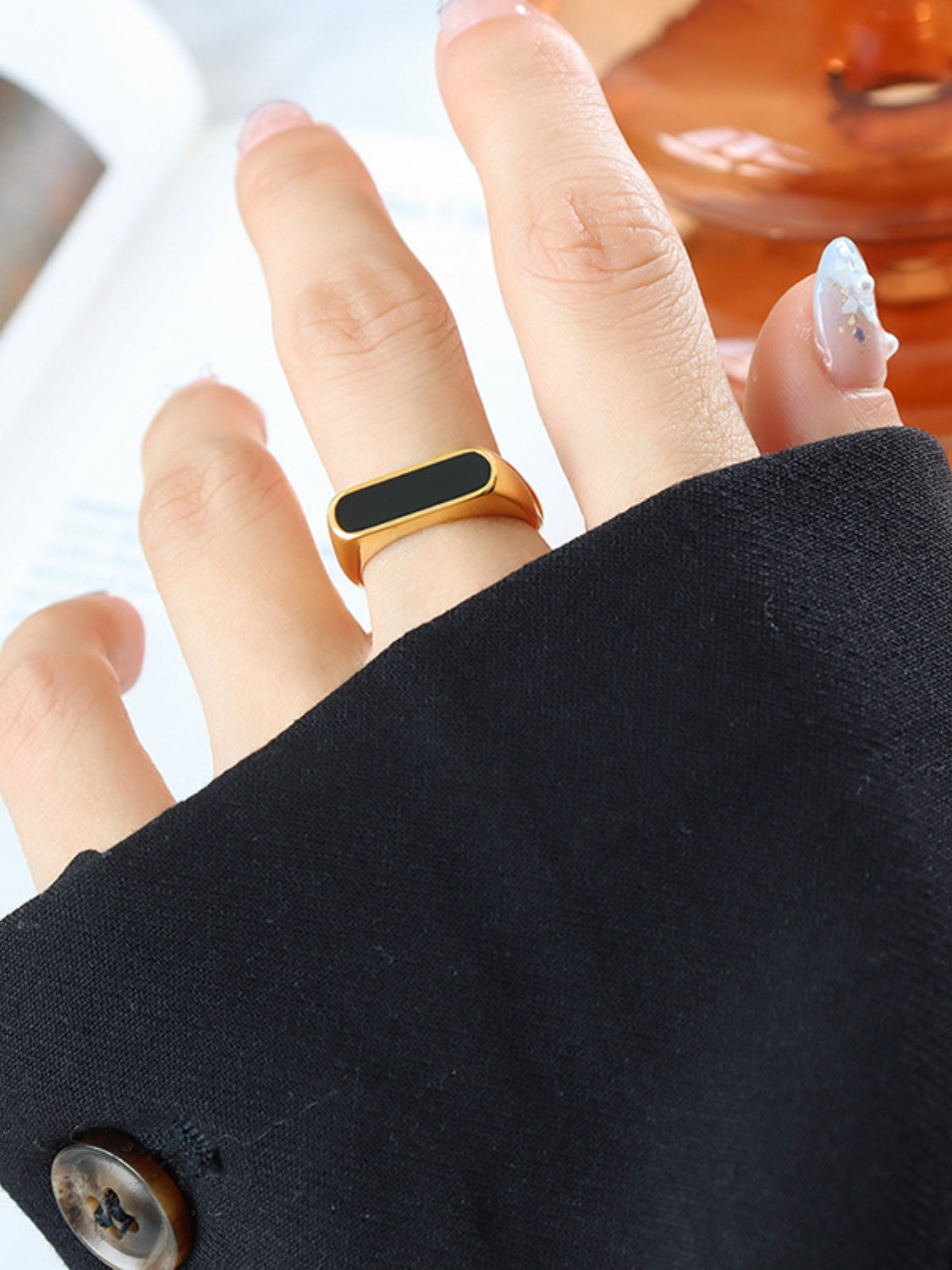 Titanium Steel Oil Drip Ring - felvior