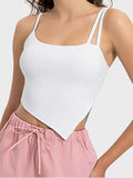 Millennia Slit Asymmetrical Neck Active Cami - felvior