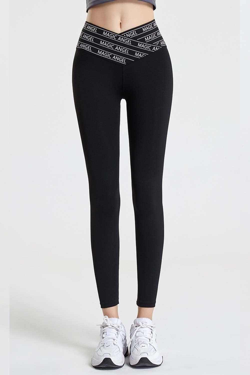 Wide Waistband Sports Pants - felvior