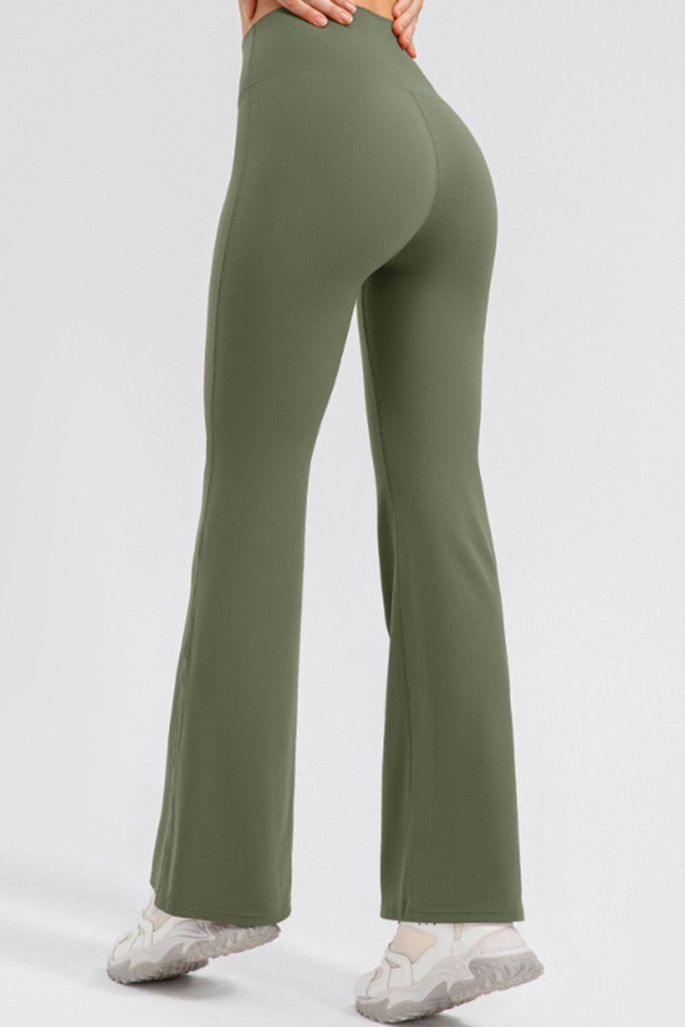 High Waist Straight Active Pants - felvior