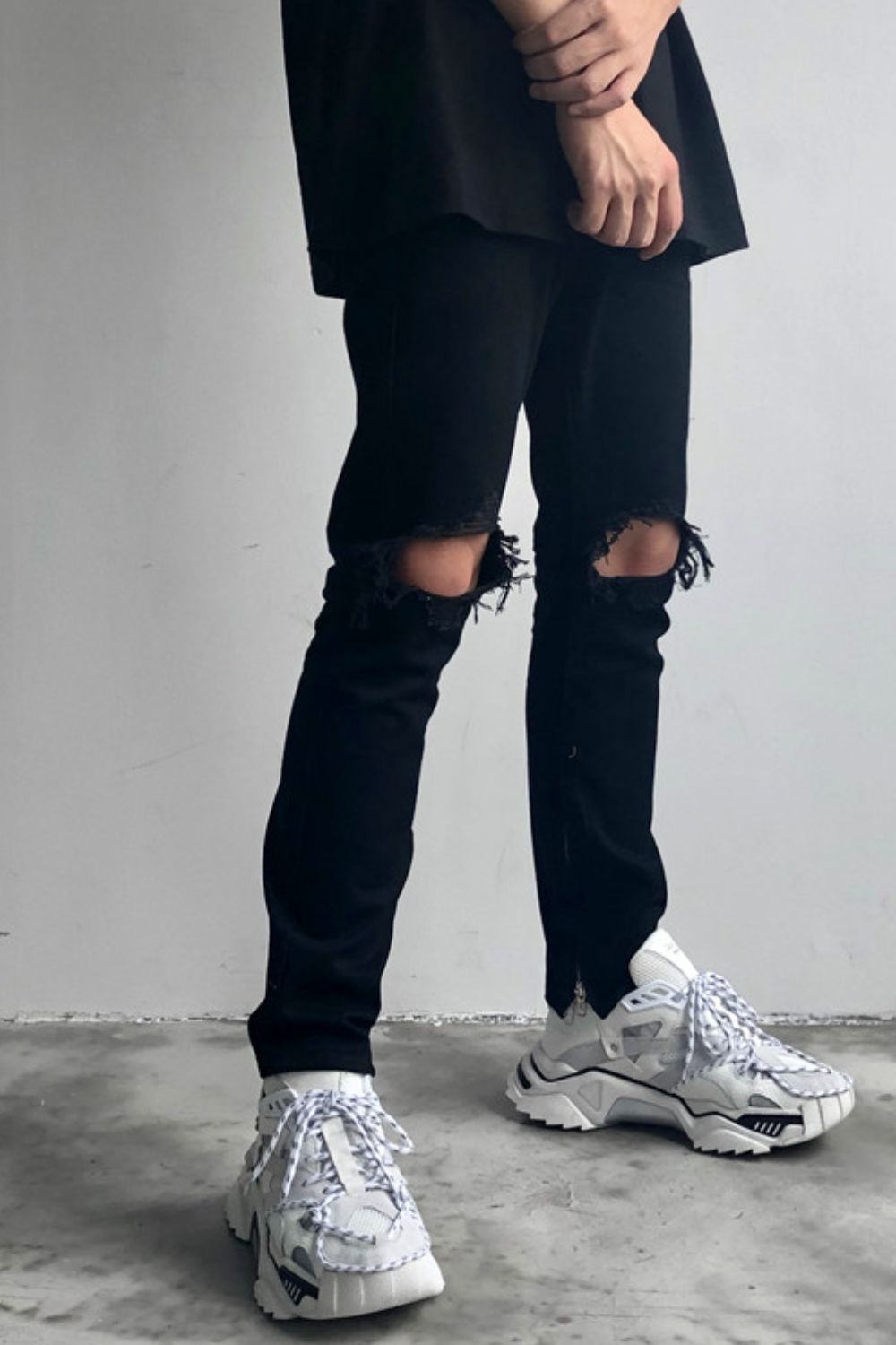 Men's Distressed Skinny Jeans Zweitbild