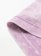 Mineral Wash Drop Shoulder Round Neck T-Shirt