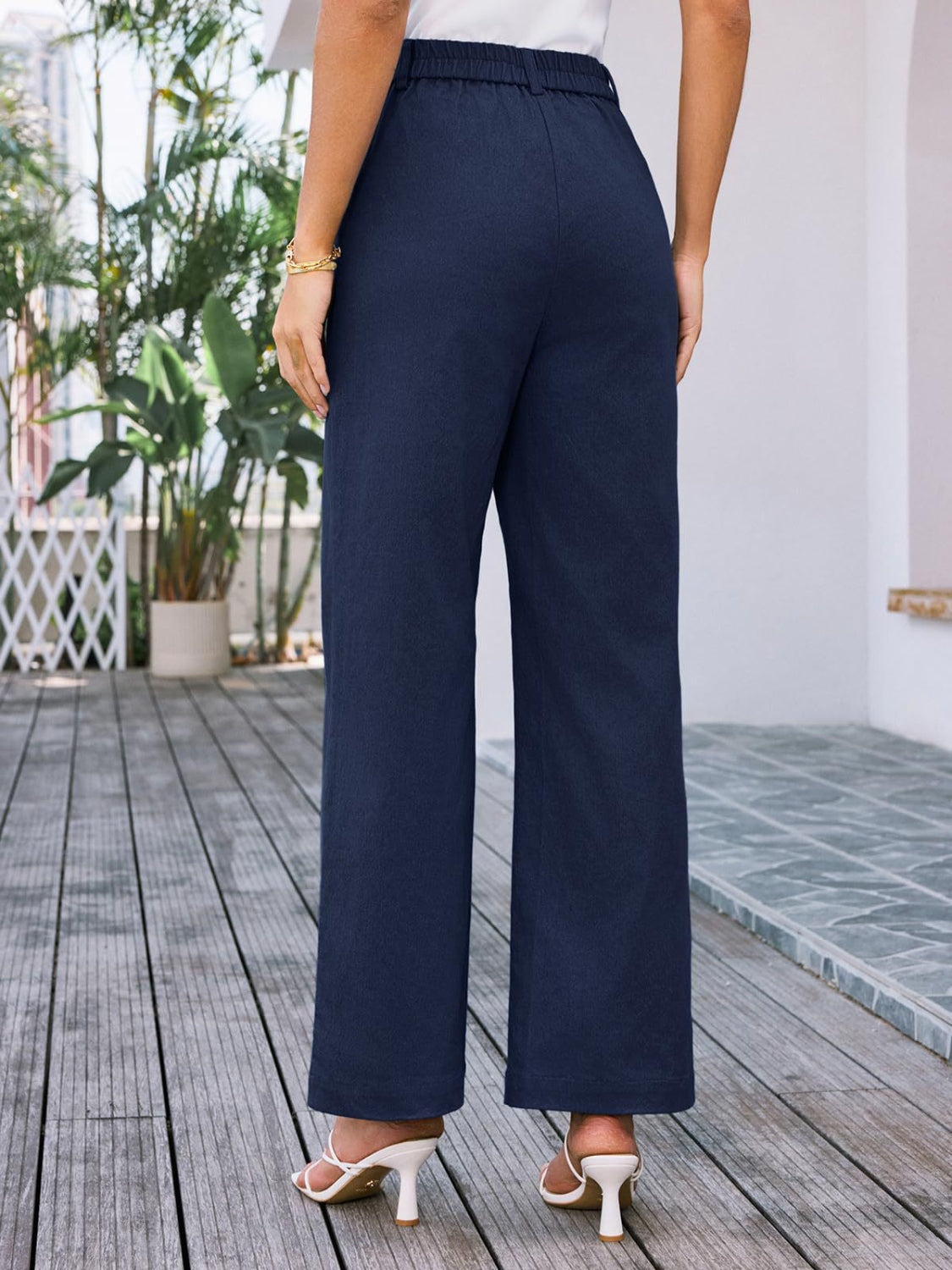 High Waist Wide Leg Pants - felvior