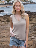 Tie Shoulder V-Neck Sweater Vest