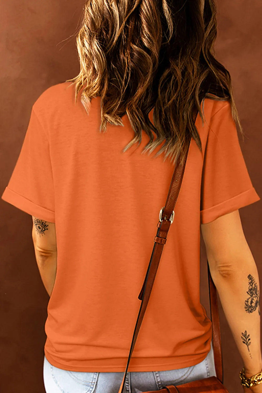 Graphic Round Neck Short Sleeve T-Shirt - felvior