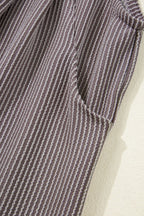 Corded Adjustable Straps Wide Leg Loose Overalls