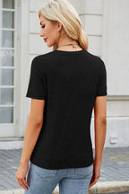 Round Neck Short Sleeve T-Shirt