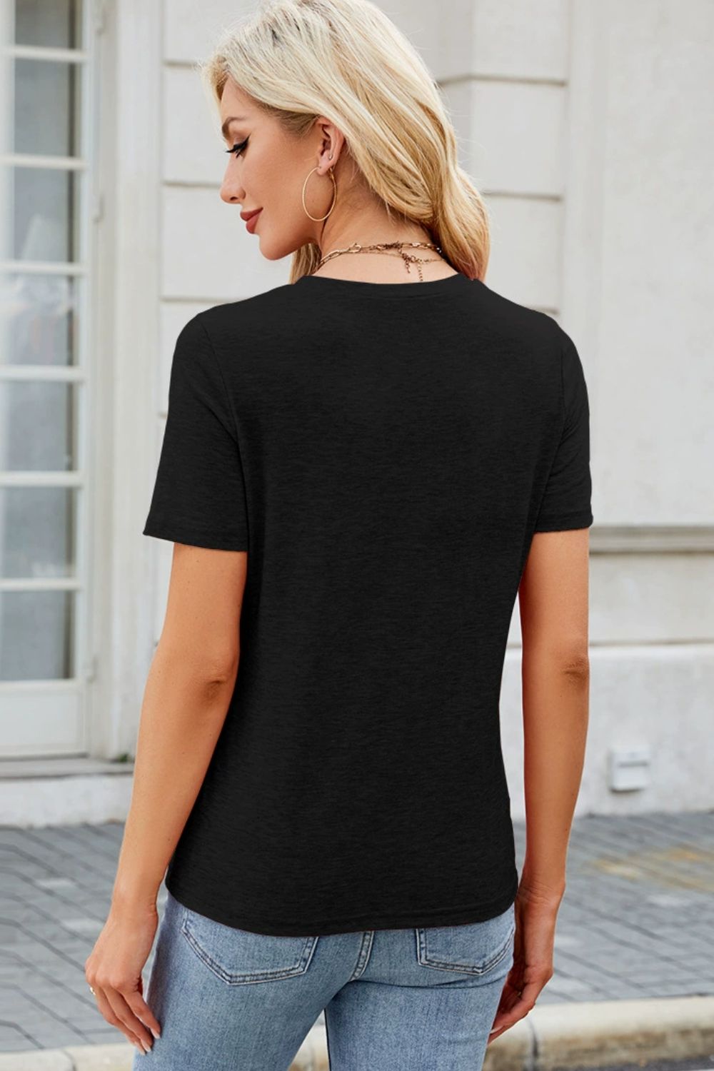 Round Neck Short Sleeve T-Shirt