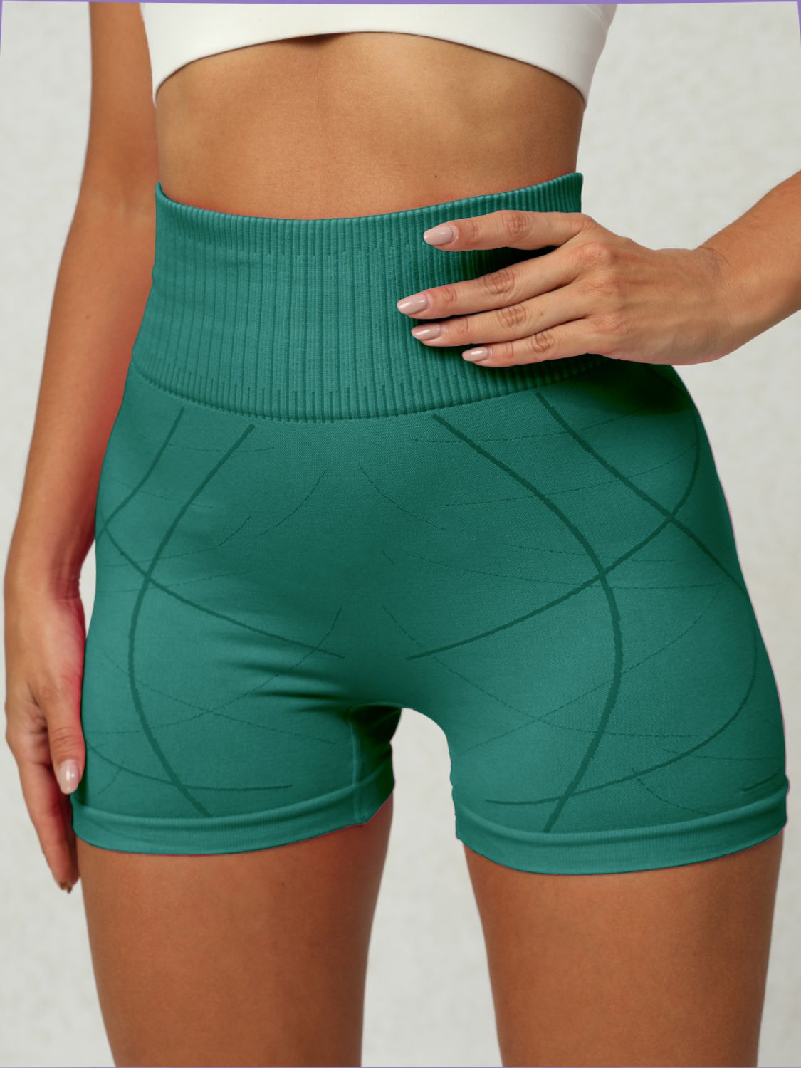 High Waist Active Shorts Hauptbild