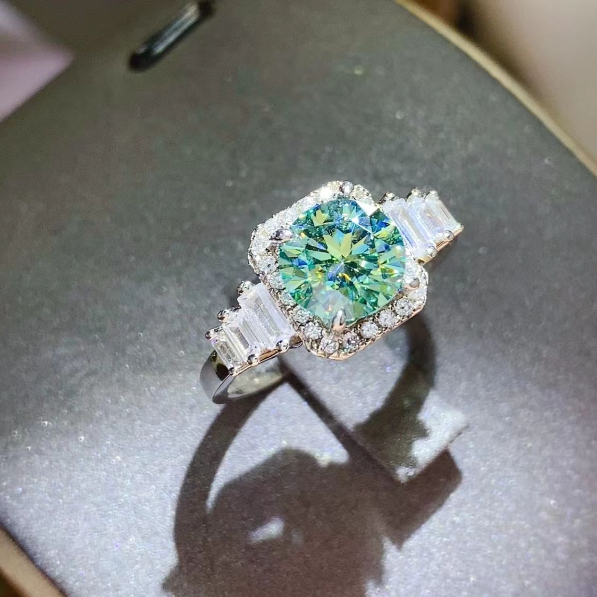 3 Carat Moissanite 925 Sterling Silver Ring - felvior