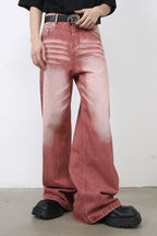 Men's Wide Leg Jeans with Pockets