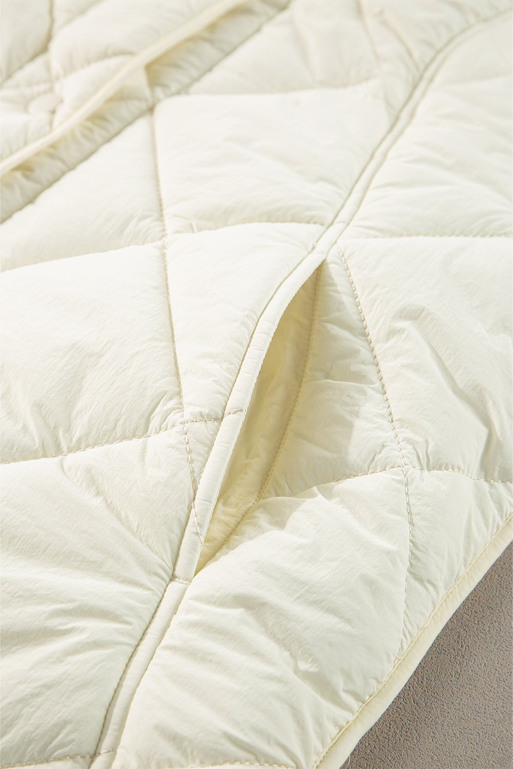 Snap Down Texture Vest Coat with Pockets - felvior