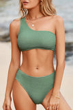 Single Shoulder Bikini Set - felvior