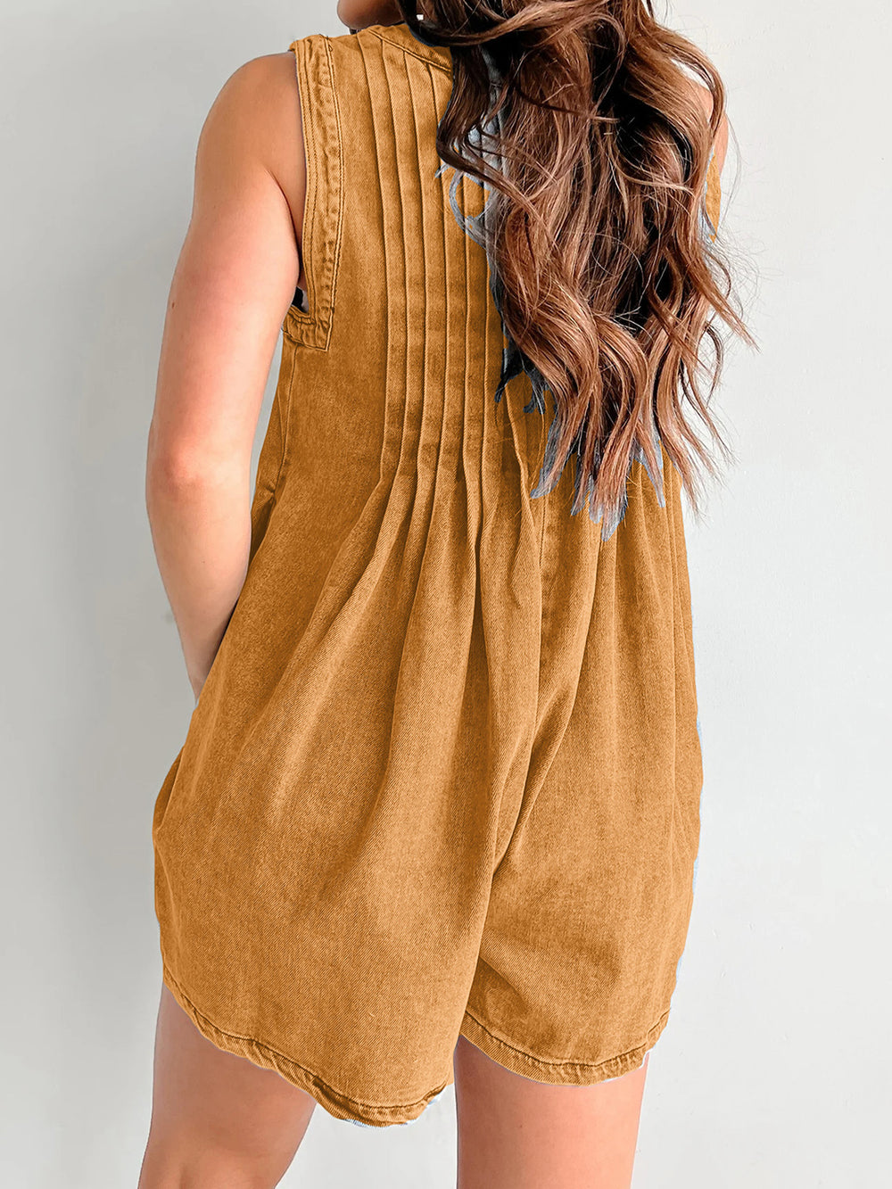 Tied Romper with Pockets