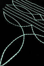 Embroidered Round Neck Short Sleeve T-Shirt