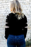 Graphic Leopard Patch Sweatshirt - felvior