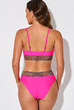 Leopard Contrast Bikini Set - felvior