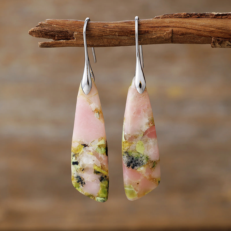 Geometrical Shape Dangle Earrings - felvior