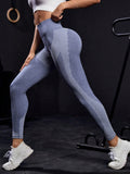 Striped High Waist Active Pants - felvior