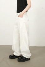 Men's Mid Rise Wide Leg Jeans