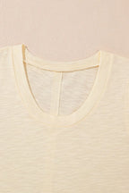 Solid Color Tank Top and Smocked Waist Pants Set