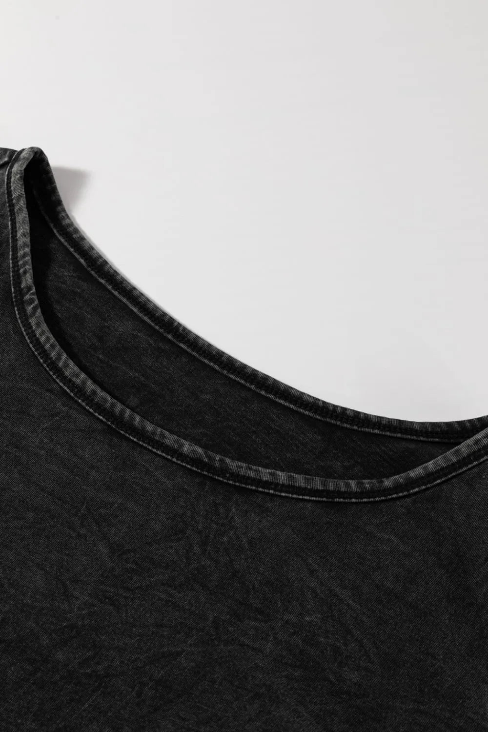 Contrast Round Neck Half Sleeve T-Shirt