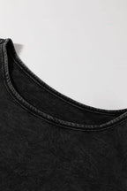 Contrast Round Neck Half Sleeve T-Shirt