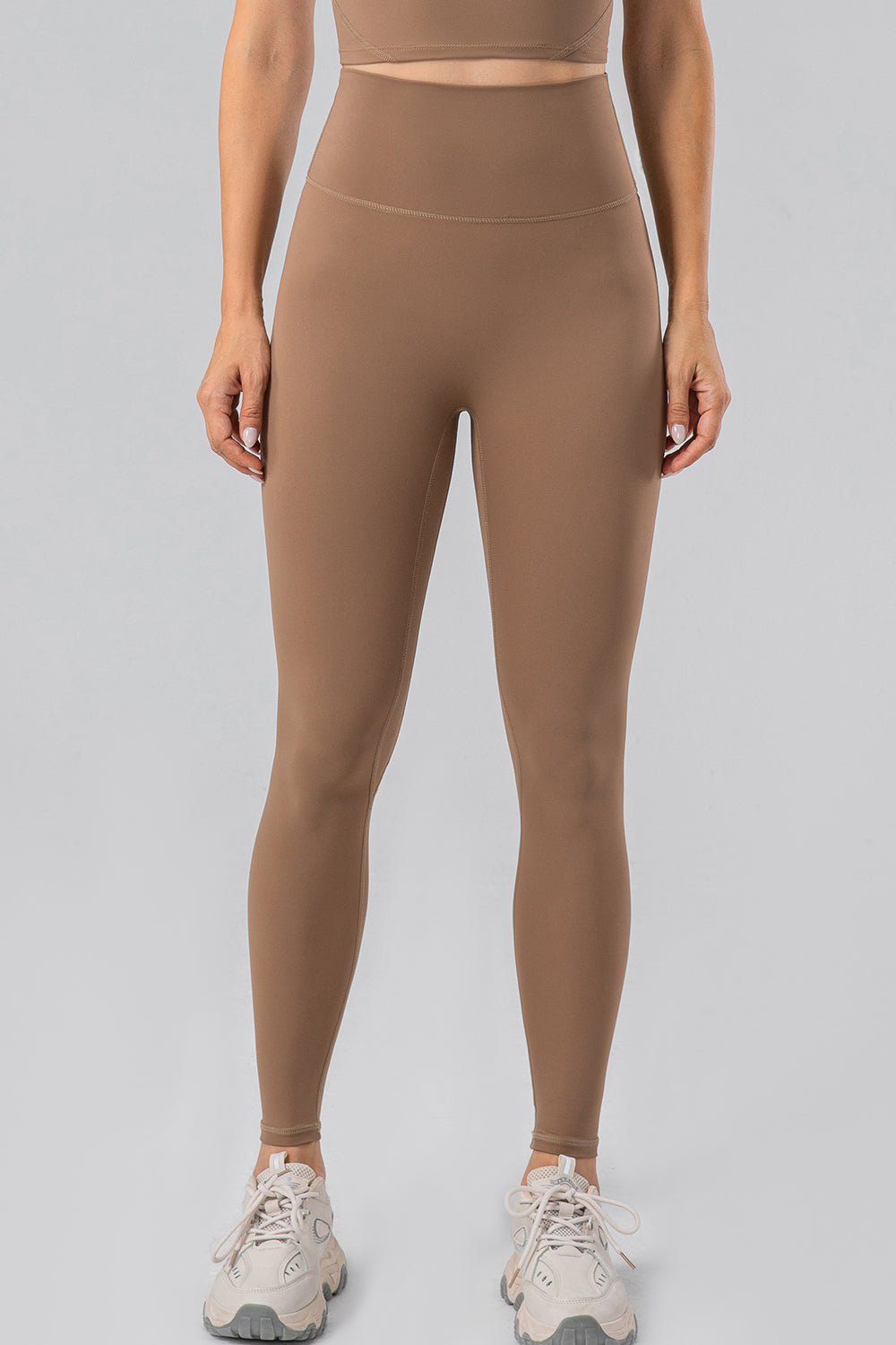 High Waist Wide Waistband Active Leggings - felvior