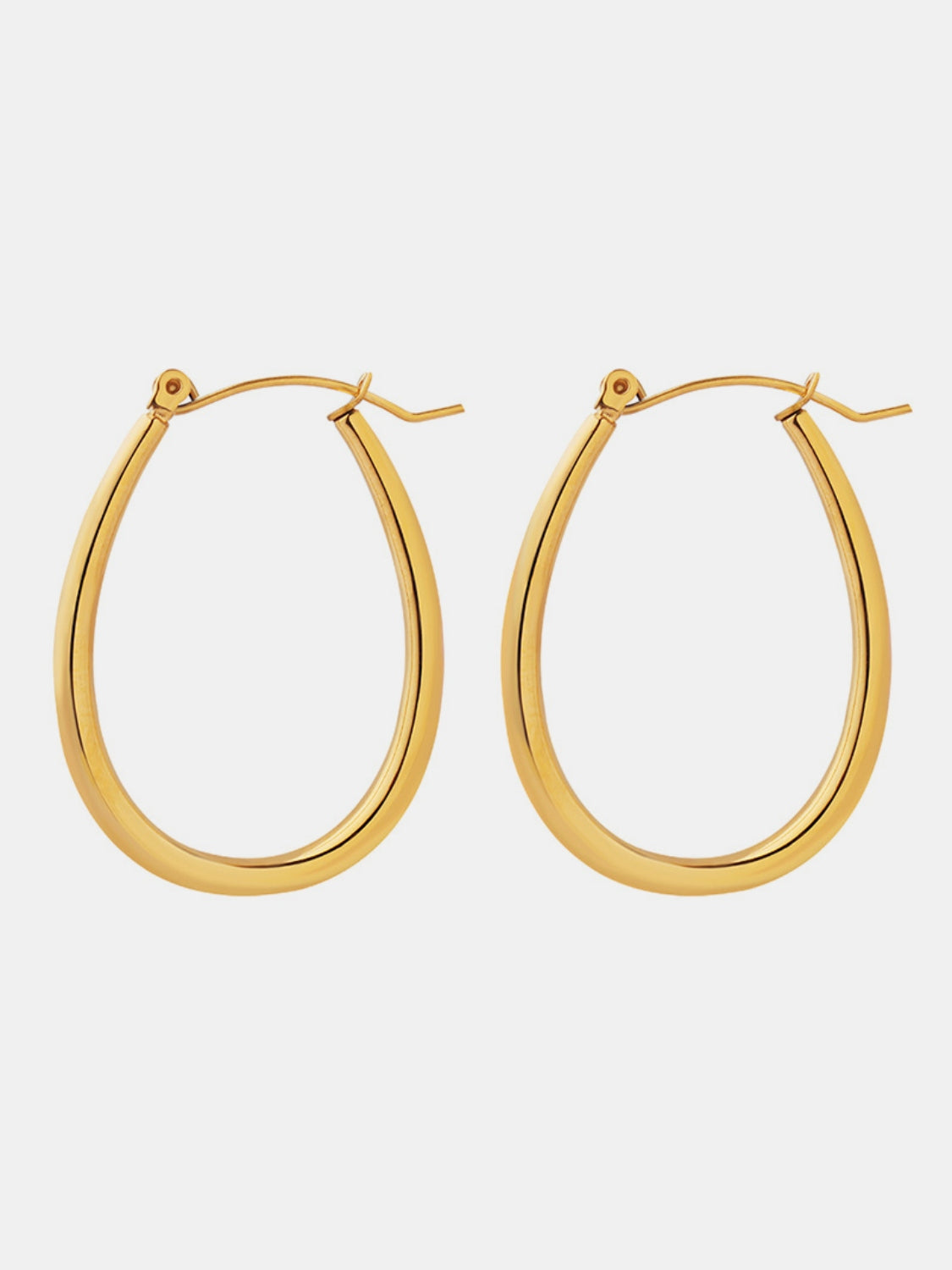 18K Gold-Plated Titanium Steel Earrings - felvior