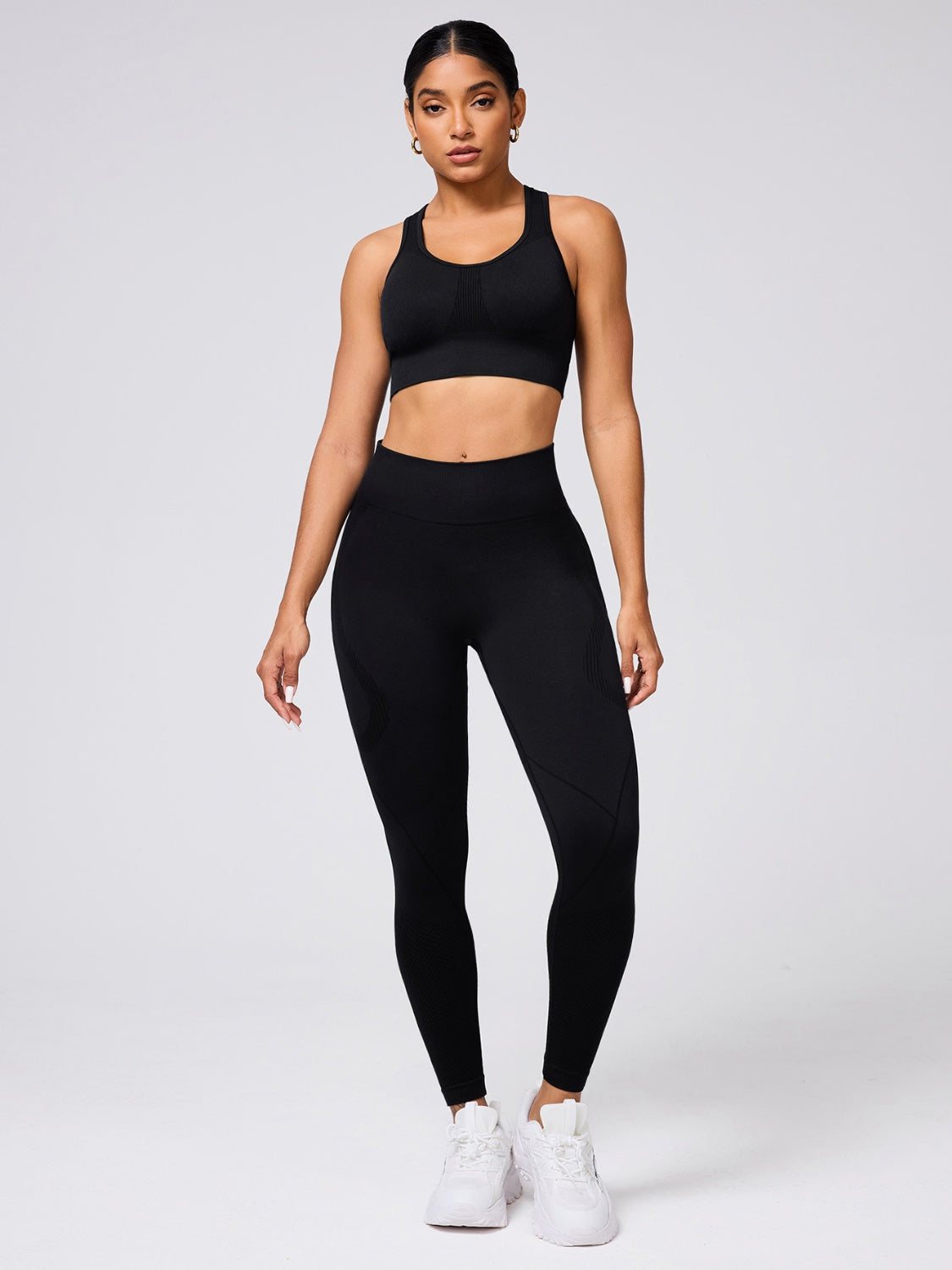 Round Neck Wide Strap Tank and Leggings Active Set - felvior