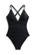 Double Spaghetti Strap One-Piece Swimwear