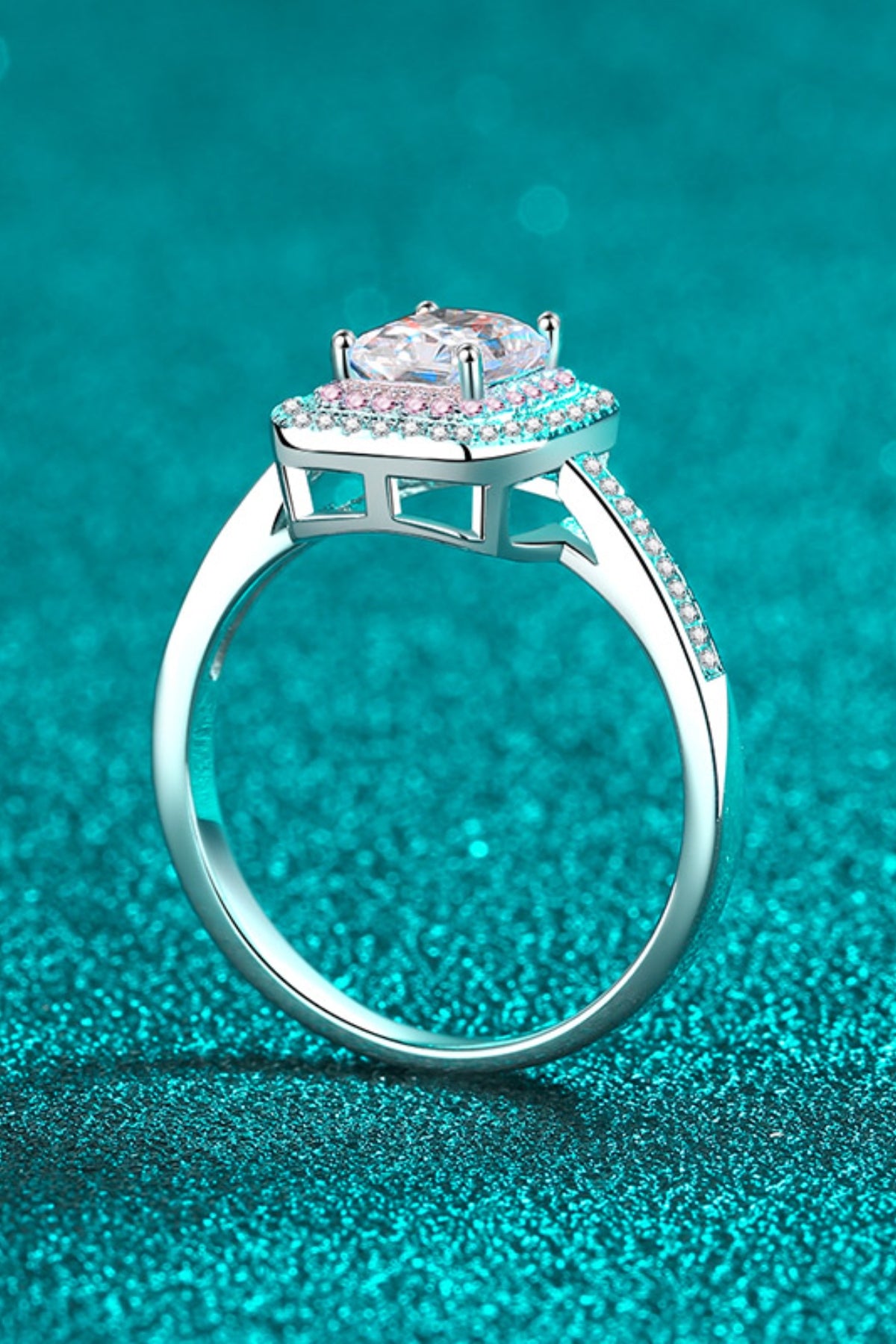 1 Carat Moissanite 925 Sterling Silver Ring - felvior