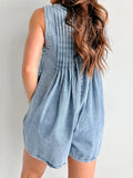 Tied Romper with Pockets - felvior