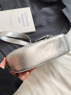 PU Leather Buckle Shoulder Bag