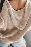 Distressed Zip Up Drawstring Hooded Cardigan - felvior