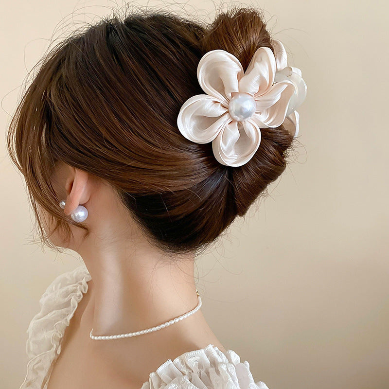Flower Acrylic Hair Claw Clip - felvior