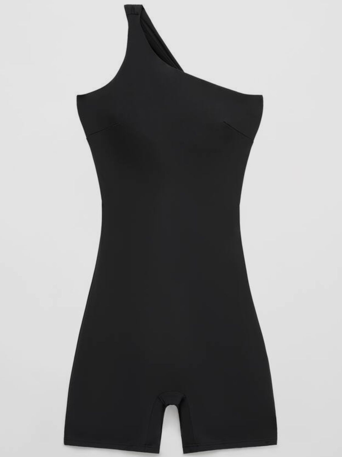 Single Shoulder Active Romper - felvior