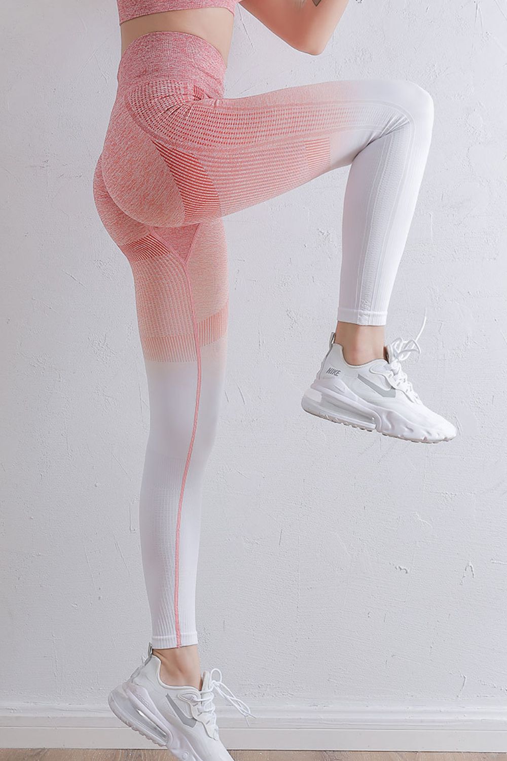 Gradient High Waist Sports Leggings - felvior