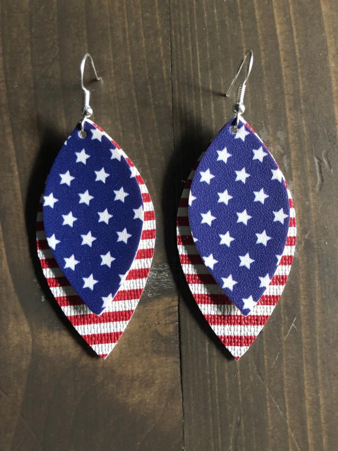 PU Leather Leaf Dangle Earrings - felvior