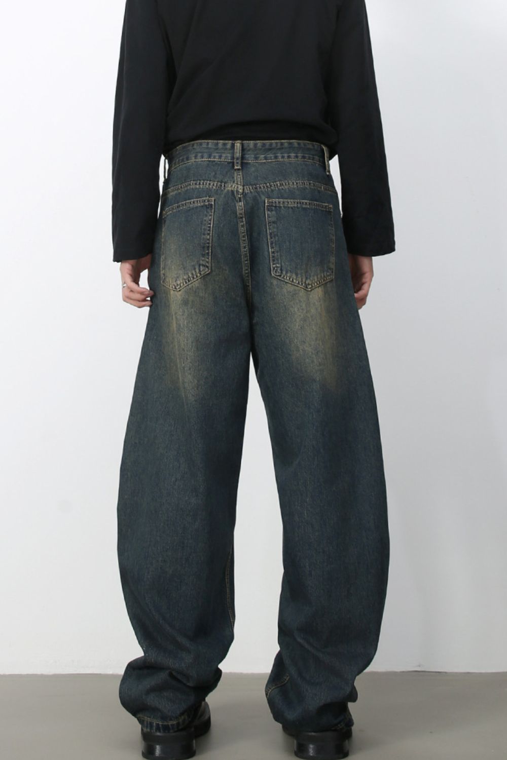 Men's Wide Leg Jeans - felvior