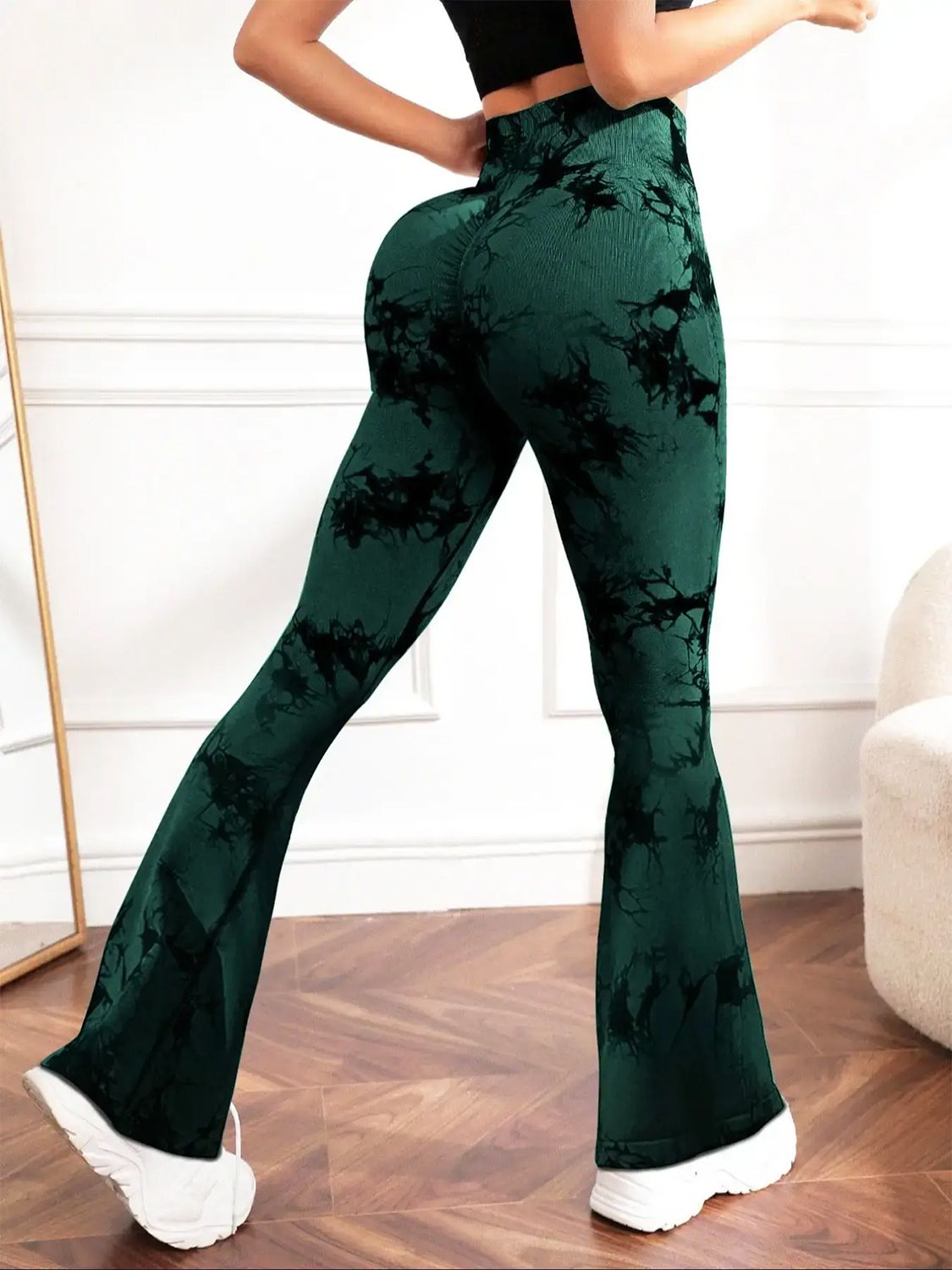 Tie-Dye High Waist Active Leggings - felvior