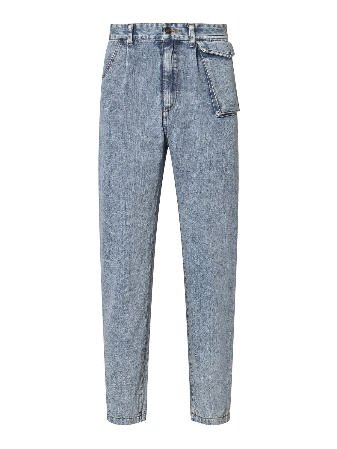 High Waist Straight Leg Jeans - felvior