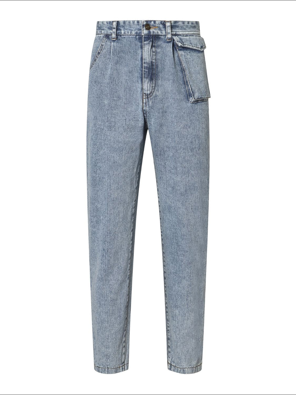 High Waist Straight Leg Jeans
