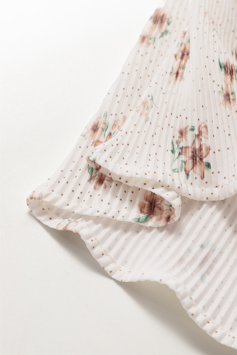 Floral Bow Back Scoop Neck Cami