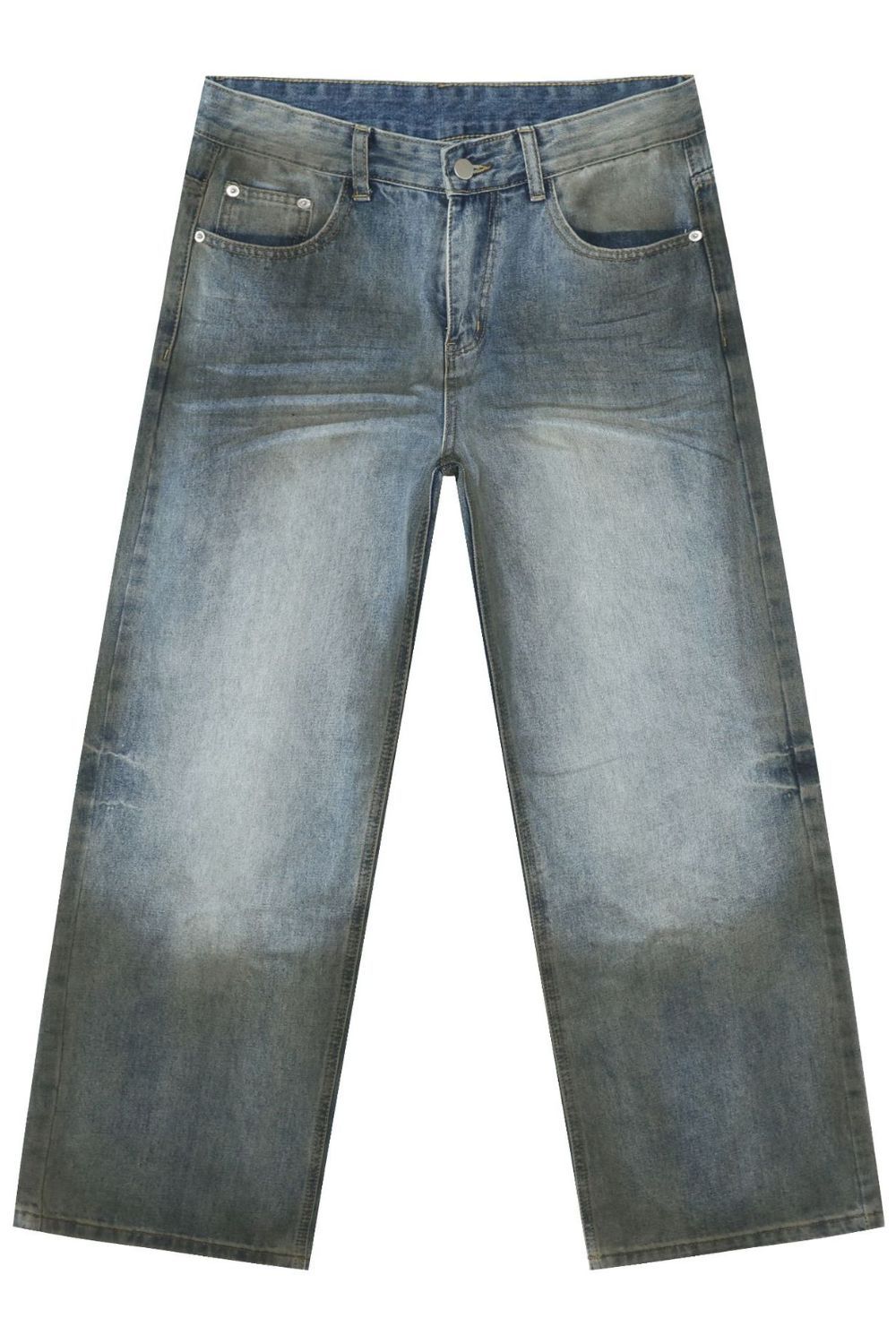 Men's Loose Jeans with Pockets